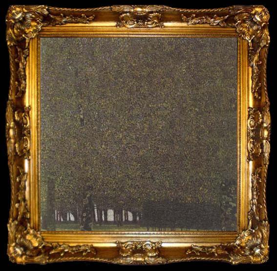 framed  Gustav Klimt The Park (mk20), ta009-2